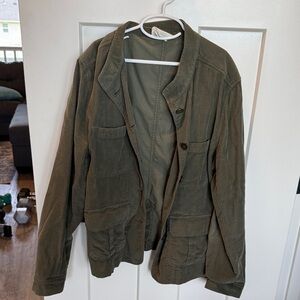 Caslon Khaki Utility Jacket for Women